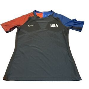 Nike Aeroswift Mens Team USA 2016 Soccer World Cup FIFA Jersey Knit Shirt size M